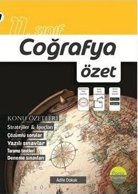 2027 Editör Yayınları 11. Sınıf Coğrafya Öğretmenin Ders Notları