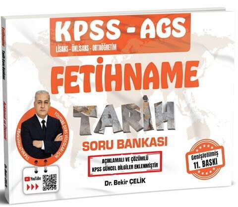 Bekir Çelik KPSS AGS FETİHNAME Tarih Soru Bankası