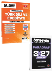 ENS 2027 10. Sınıf Türk Dili ve Edebiyatı Konu Özetli Etkinlikli Soru Bankası+ EVP Akademi Paragraf