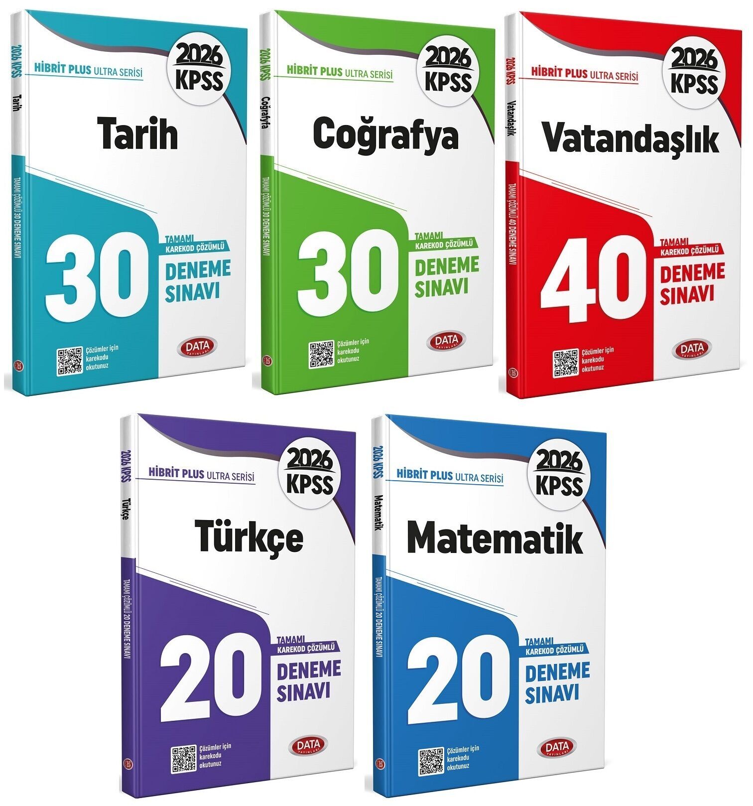 Data 2026 KPSS Genel Yetenek Genel Kültür Ultra 140 Deneme 5 li Set Data Yayınları