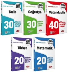Data 2026 KPSS Genel Yetenek Genel Kültür Ultra 140 Deneme 5 li Set Data Yayınları