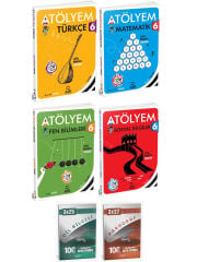 Anla Kazan + Arı 2026 Atölye Türkçe Matematik Fen Sosyal + Anka Deneme 6 lı Set