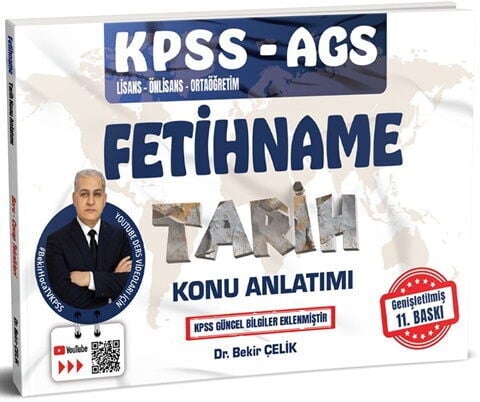 Bekir Çelik KPSS AGS FETİHNAME Tarih Konu Anlatımı
