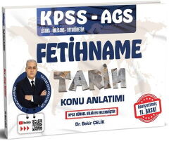 Bekir Çelik KPSS AGS FETİHNAME Tarih Konu Anlatımı