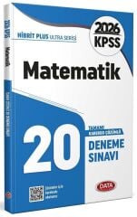 Data 2026 KPSS Matematik Ultra 20 Deneme Çözümlü Data Yayınları