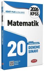 Data 2026 KPSS Matematik Ultra 20 Deneme Çözümlü Data Yayınları