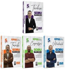 Retro 2026 KPSS Türkçe+Tarih+Coğrafya+Vatandaşlık Kültür 5Yüz Soru Bankası 4 lü Set Retro Yayıncılık
