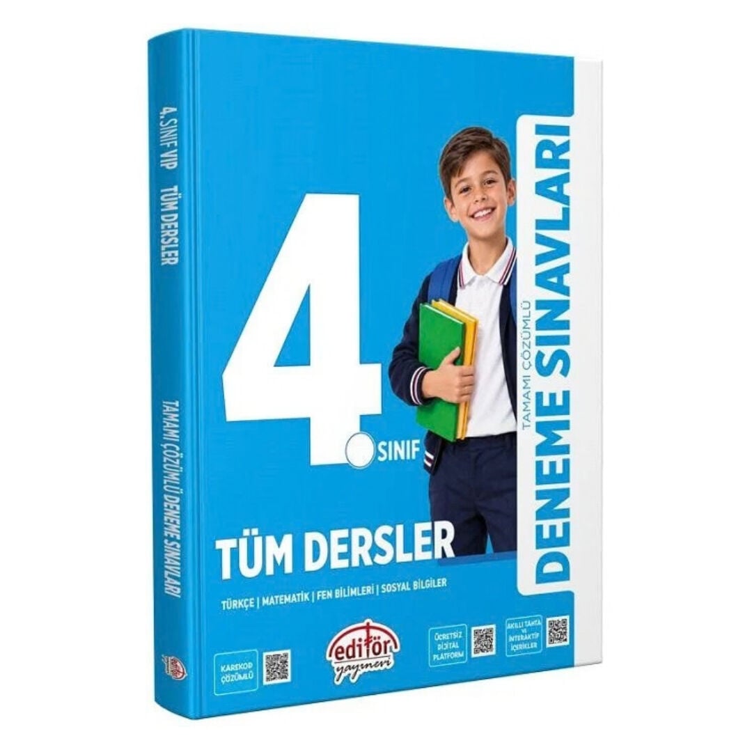 2027 Editör Yayınları 4. Sınıf Tüm Dersler Deneme Sınavları