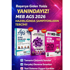 Yediiklim 2026 MEB AGS Eğitim Bilimleri Türk Eğitim Sisteminin Mevzuat Anayasa Soru Bankası & MEB AGS Deneme Süper Set