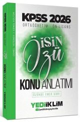 Yediiklim 2026 KPSS Lise Ortaöğretim Ön Lisans İşin Özü Konu Anlatımlı Tek Kitap Yediiklim Yayınları