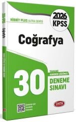 Data 2026 KPSS Coğrafya Ultra 30 Deneme Çözümlü Data Yayınları