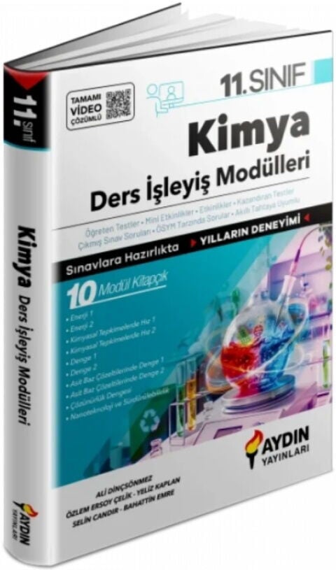 2027 Aydın Yayınları 11. Sınıf Kimya Konu Anlatım Ders İşleyiş Modülleri