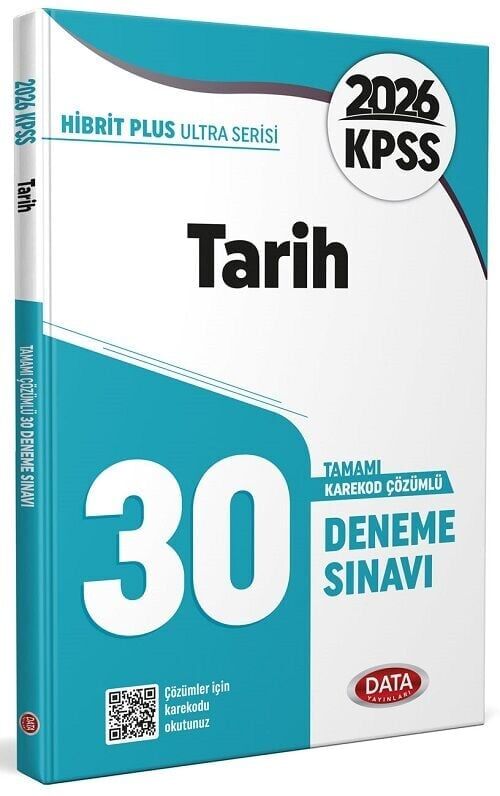 Data 2026 KPSS Tarih Ultra 30 Deneme Çözümlü Data Yayınları