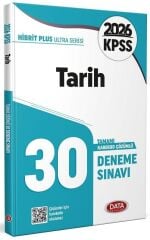 Data 2026 KPSS Tarih Ultra 30 Deneme Çözümlü Data Yayınları