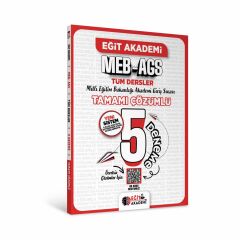 Mehmet Eğit MEB AGS Tamamı Çözümlü 5 Deneme