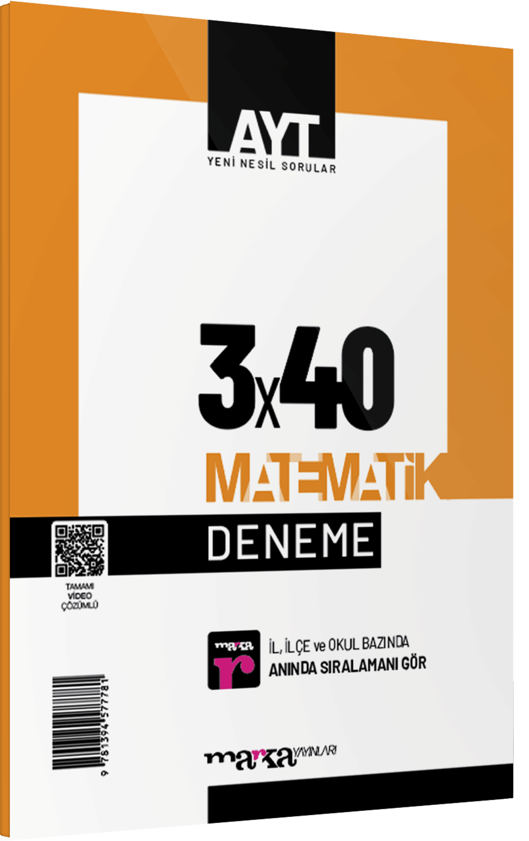 Marka Yayınları AYT Matematik 3x40 Deneme