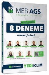 Yediiklim 2026 MEB-AGS Tüm Dersler 8 Deneme Fasikül Çözümlü Yediiklim Yayınları