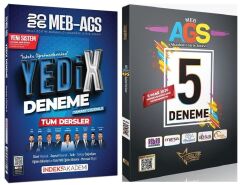 YENİ AGS - İndeks + Liderler Karması 2026 MEB-AGS Tüm Dersler YediX 7+5 Deneme 2 li Set İndeks Akademi + Liderler Karması Yayıncılık