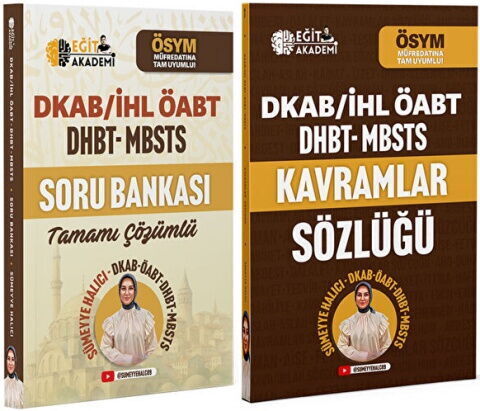 Mehmet Eğit KPSS ÖABT DKAB İHL DHBT MBSTS Soru Bankası ve Kavramlar Sözlüğü