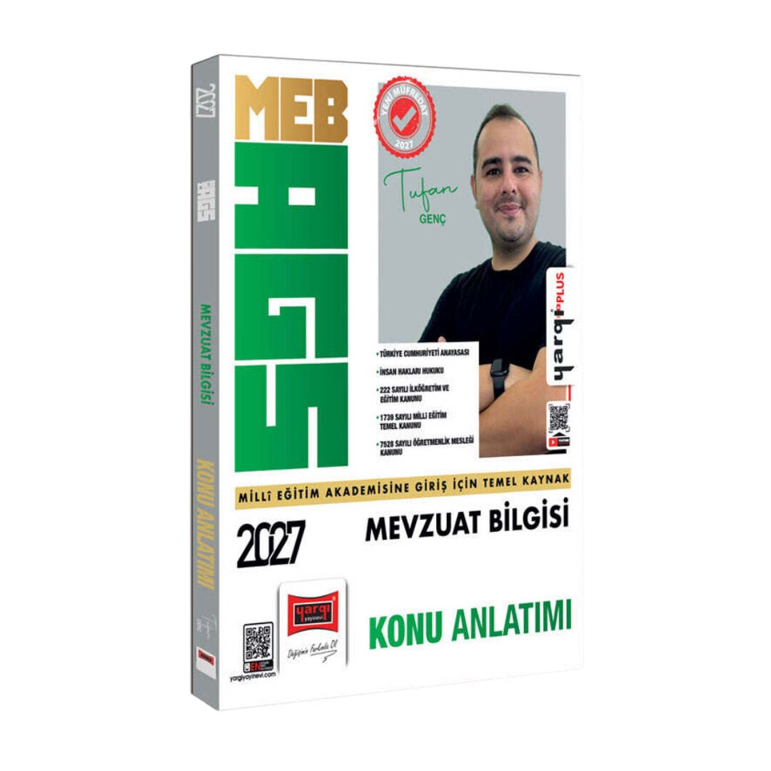 Yargı 2027 MEB-AGS Mevzuat Bilgisi Konu Anlatımı - Tufan Genç