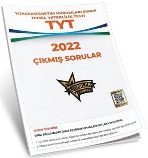 Liderler Karması 2022 TYT Çıkmış Sorular Çözümlü