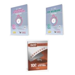 2027 Limit 8. Sınıf Kronometre Din Kültürü ve Ahlak Bilgisi + Fen Bilimleri Soru + Ankapade 3'lü Set