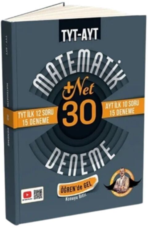 Bıyıklı Matematik TYT İlk 12 AYT İlk 10 Soru Matematik 30 Deneme