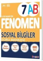 Fenomen Okul Yayınları 7. Sınıf Sosyal Bilgiler A ve B Fenomen Soru Bankası
