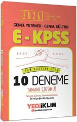 Yediiklim 2026 EKPSS 10 Deneme Çözümlü Yediiklim Yayınları