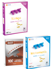 ÜçDörtBeş 2027 TYT Türkçe+ Matematik Soru Bankası+ Anla Kazan Paragraf
