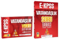 İndeks Akademi 2026 EKPSS Vatandaşlık Video Ders Notları + Soru Bankası 2 li Set - Şahnaz Eseroğlu İndeks Akademi Yayıncılık