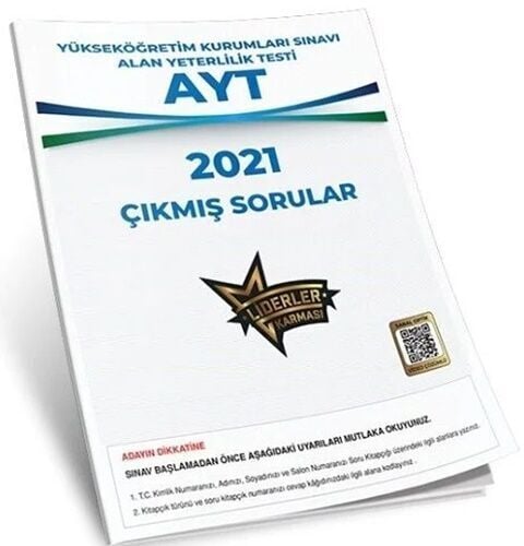 Liderler Karması 2021 AYT Çıkmış Sorular Çözümlü