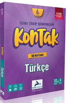 Paraf Yayınları 6. Sınıf Kontak Türkçe Denemeleri