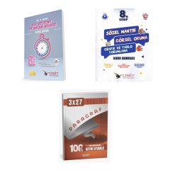 2027 8. Sınıf/LGS Limit Din Kronometre Kültürü ve Ahlak Soru + Mantık Sözel Görsel Okuma Grafik Soru 3'lü Set