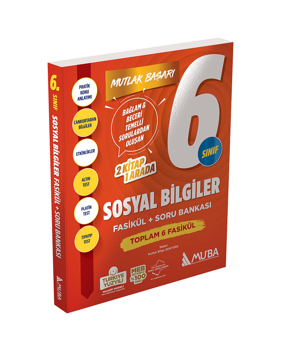 Muba Yayınları MB 6.Sınıf Sosyal Bilgiler Fasikül + Soru Bankası