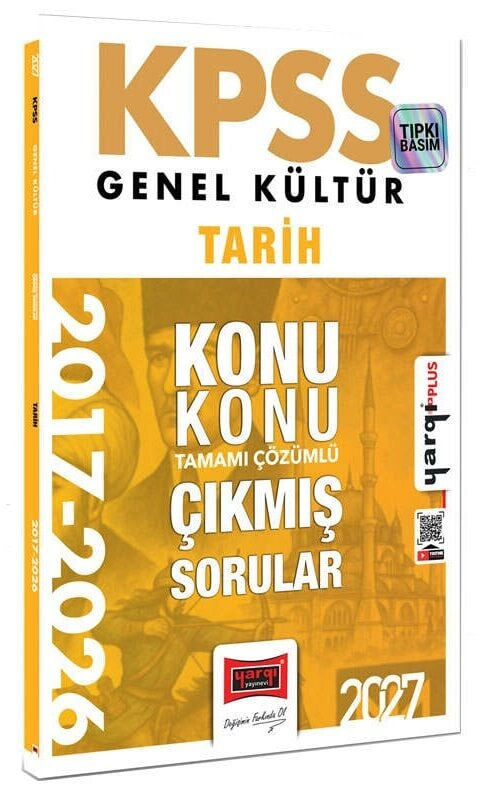 Yargı 2027 KPSS Tarih Çıkmış Sorular 2017-2026 Konularına Göre Çözümlü