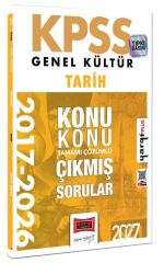 Yargı 2027 KPSS Tarih Çıkmış Sorular 2017-2026 Konularına Göre Çözümlü