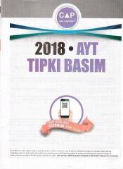 Çap Yayınları AYT 2018 Tıpkı Basım