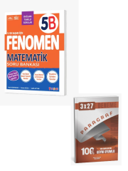 Fenomen 2027 5. Sınıf Matematik 5B Soru Bankası +  Anla Kazan Paragraf Deneme