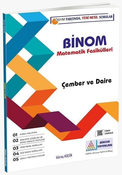 Gür YKS TYT AYT Binom Matematik Fasikülleri - Çember ve Daire Gür Yayınları