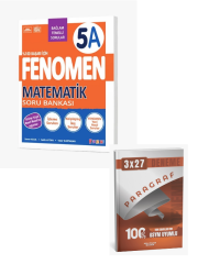 Fenomen 2027 5. Sınıf Matematik 5A Soru Bankası +  Anla Kazan Paragraf Deneme