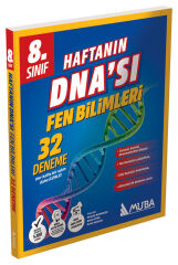 Muba Yayınları 8.Sınıf Haftanın DNA ' SI 32 'Lİ Fen Bilimleri Deneme