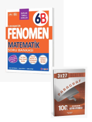 Fenomen 2027 6. Sınıf Matematik 6B Soru Bankası +  Anla Kazan Paragraf Deneme