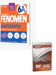 Fenomen 2027 6. Sınıf Matematik 6A Soru Bankası +  Anla Kazan Paragraf Deneme