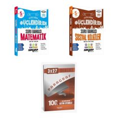 2027 Ankara 5. Sınıf Güçlendiren Matematik + Sosyal Bilgiler Soru + anla kazan paragraf deneme 3'lü Set