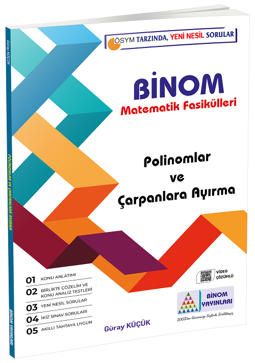 Gür YKS TYT AYT Binom Matematik Fasikülleri - Polinomlar ve Çarpanlara Ayırma Gür Yayınları