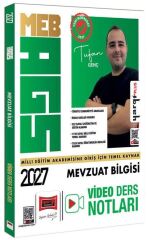 Yargı 2027 MEB-AGS Mevzuat Bilgisi Video Ders Notları - Tufan Genç