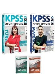 Yargı + Anla Kazan 2026 KPSS Türkçe + Matematik Konu Anlatımı 2 li Set Yargı Yayınları