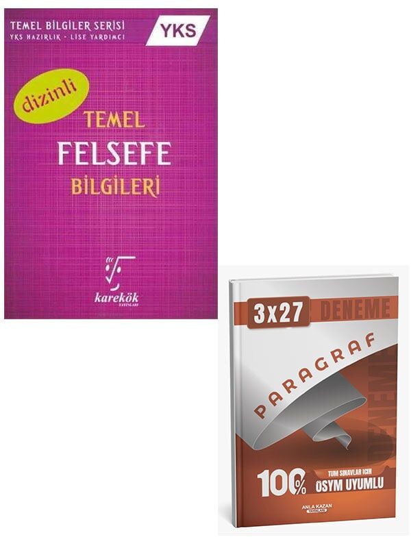 Karekök 2027 AYT Temel Felsefe Bilgileri+Anla Kazan Paragraf Deneme