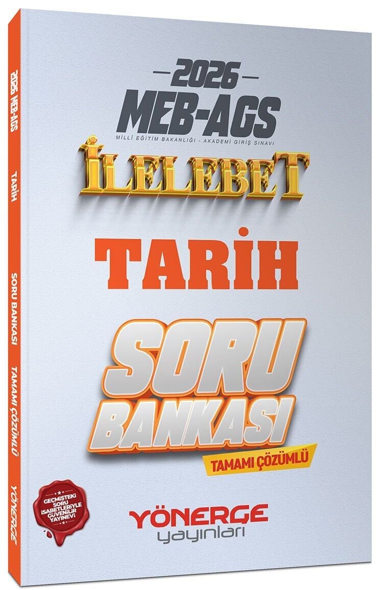 Yönerge 2026 MEB-AGS Tarih İlelebet Soru Bankası Çözümlü Yönerge Yayınları